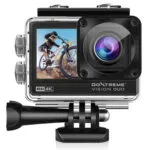 EasyPix GoXtreme Vision DUO Action Camera 4K Ultra HD Υποβρύχια (με Θήκη) με Οθόνη Αφής 2" και Wi-Fi Μαύρη
