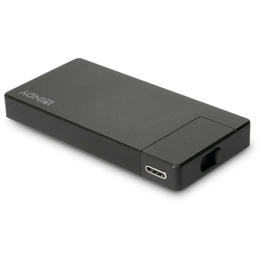 Lindy USB-C Docking Station με HDMI 4K PD Μαύρο (43336) - Image 1