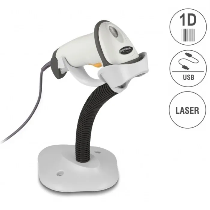 DeLock Scanner Χειρός Ενσύρματο με Δυνατότητα Ανάγνωσης 1D Barcodes 90565 - Image 1