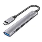Equip Hub 5 Θυρών USB 3.0 με σύνδεση USB-C Ασημί 128962