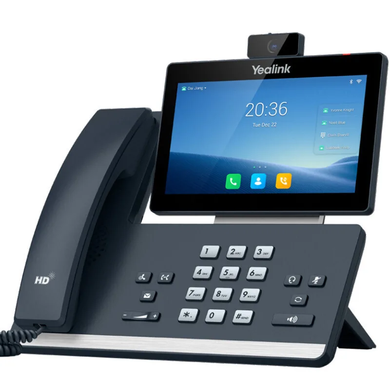 Yealink SIP-T58W με Κάμερα Ενσύρματο Τηλέφωνο IP 16 γραμμών Μαύρο - Image 1