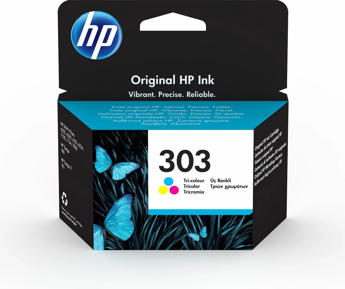 20220929132341_hp_303_melani_ektypoti_inkjet_pollaplo_color_t6n01ae.jpeg HP 303 Γνήσιο Μελάνι Εκτυπωτή InkJet Πολλαπλό (Color) (T6N01AE) - Image 1