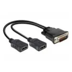 DeLock Μετατροπέας DMS-59 male σε HDMI 2x female 1τμχ 65280