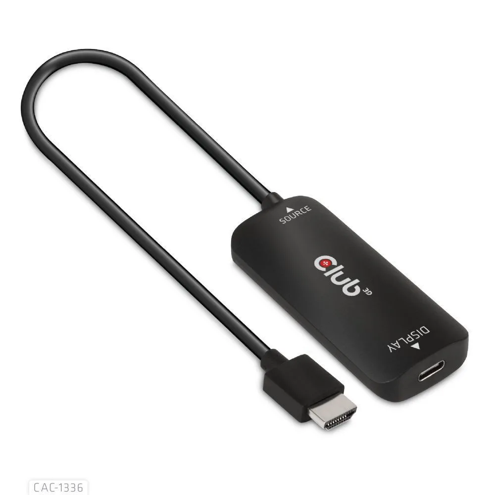 Club3D Μετατροπέας HDMI / micro USB male σε USB-C female 1τμχ CAC-1336 - Image 1