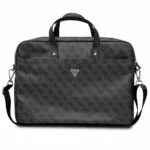 Guess Saffiano 4G Τσάντα Ώμου / Χειρός για Laptop 16" σε Μαύρο χρώμα