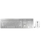 Cherry DW 9100 Ασύρματο Bluetooth Σετ Πληκτρολόγιο & Ποντίκι Αγγλικό US White/Silver