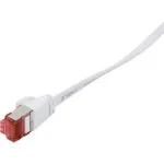 LogiLink Flat U/FTP (STP) Cat.6a (Gigabit) Καλώδιο Δικτύου Ethernet 0.5m Λευκό CF2021S