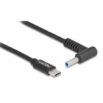 DeLock Καλώδιο τροφοδοσίας USB-C σε HP 4.5x3.0mm 1.5m (87971)