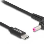 DeLock Καλώδιο τροφοδοσίας USB-C σε HP 4.8x1.7mm 1.5m (87973)