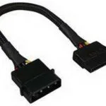 Sharkoon 4-Pin Molex - 15-Pin Sata Cable 0.15m Μαύρο