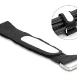 DeLock Δεματικά Καλωδίων Πλαστικά 203mmx20mm σε Μαύρο χρώμα (5τμχ) (19606)