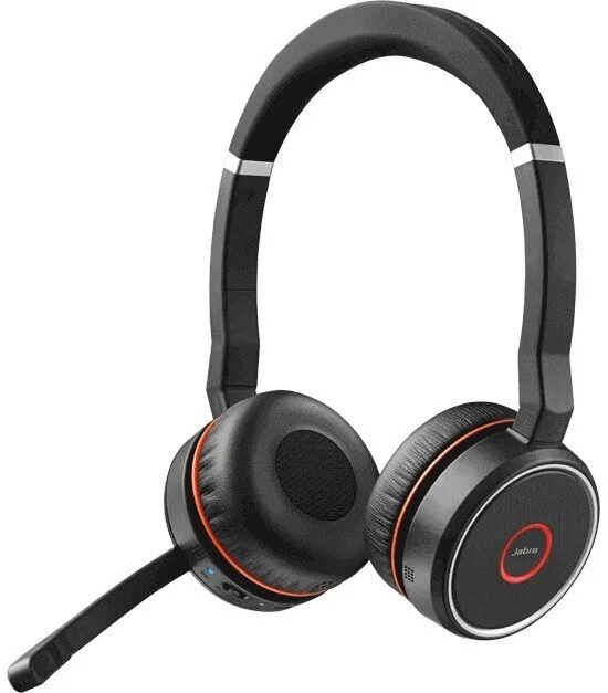 Jabra Evolve 75 SE Link 380-A UC Ασύρματα On Ear Multimedia Ακουστικά με μικροφωνο και σύνδεση Bluetooth - Image 1