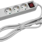 Entac ESE1.5G3-1.5-SW-USB Πολύπριζο 3 Θέσεων με 2 USB-A, Διακόπτη και Καλώδιο 1.5m 15.005.0252