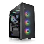 Thermaltake H570 TG ARGB Gaming Midi Tower Κουτί Υπολογιστή με Πλαϊνό Παράθυρο Μαύρο