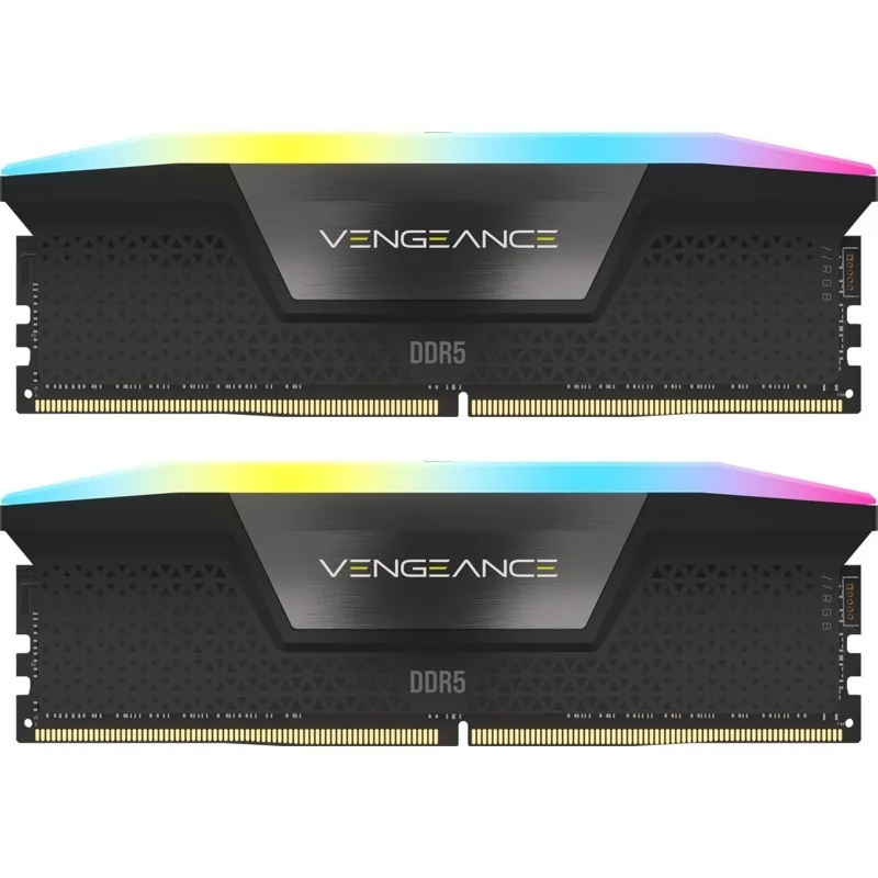 Corsair Vengeance RGB DDR5 64GB RAM με 2x32GB Modules και Ταχύτητα 5200 για Desktop CMH64GX5M2B5200C40 - Image 1