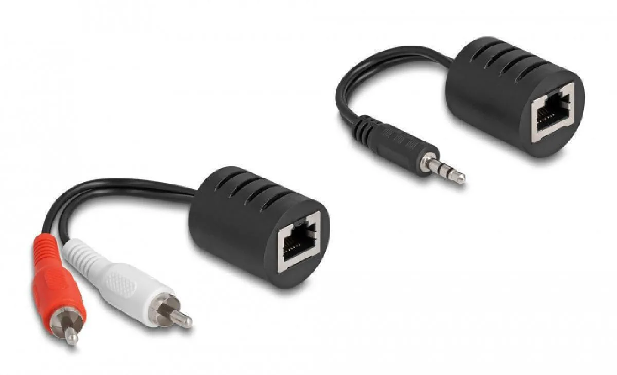 DeLock Μετατροπέας RJ-45 female σε 3.5mm / RCA male 7τμχ 87859 - Image 1