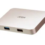 Aten USB-C Docking Station με HDMI 4K PD Φούξια (UH3235-AT)