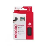 Velcro Stick Οn Black Αυτοκόλλητη Ταινία Χριτς Χρατς Μαύρη 1mx20mm