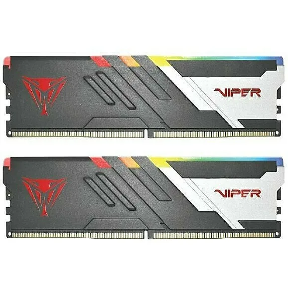 Patriot Viper Venom RGB DDR5 32GB RAM με 2x16GB Modules και Ταχύτητα 5600 για Desktop PVVR532G560C36K - Image 1