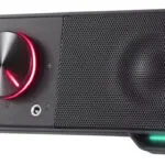 SpeedLink Gravity Ασύρματα Ηχεία Υπολογιστή 2.0 με RGB Φωτισμό και Bluetooth Ισχύος 3W Μαύρα
