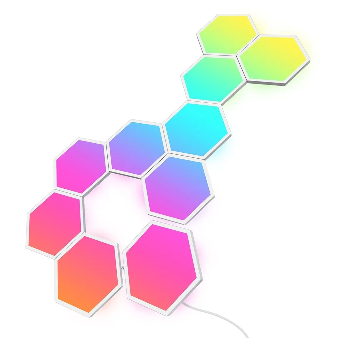 Govee Smart Διακοσμητικό Φωτιστικό Glide Hexa LED RGBIC Hexagon 10τμχ B6061301 - Image 1