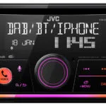 JVC Ηχοσύστημα Αυτοκινήτου 2DIN (Bluetooth/USB/AUX/WiFi/GPS/Apple-Carplay/Android-Auto) KW-DB95BT