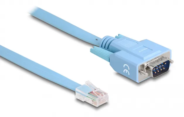 20221109090430_delock_serial_rs_232_db9_rj45_kalodio_rj45_male_se_rs232_9_pin_male_1m.jpeg DeLock Καλώδιο RJ45 male σε RS232 9-pin male 1m 63353 1τμχ - Image 1