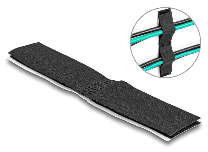 20221110175159_delock_velcro_dematika_kalodion_110x20mm_mayro_10tmch.jpeg DeLock Δεματικά Καλωδίων Πλαστικά 110mmx20mm σε Μαύρο χρώμα (10τμχ) (19098) - Image 1