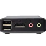 Aten 2-Port USB-C DisplayPort Hybrid Cable KVM Switch