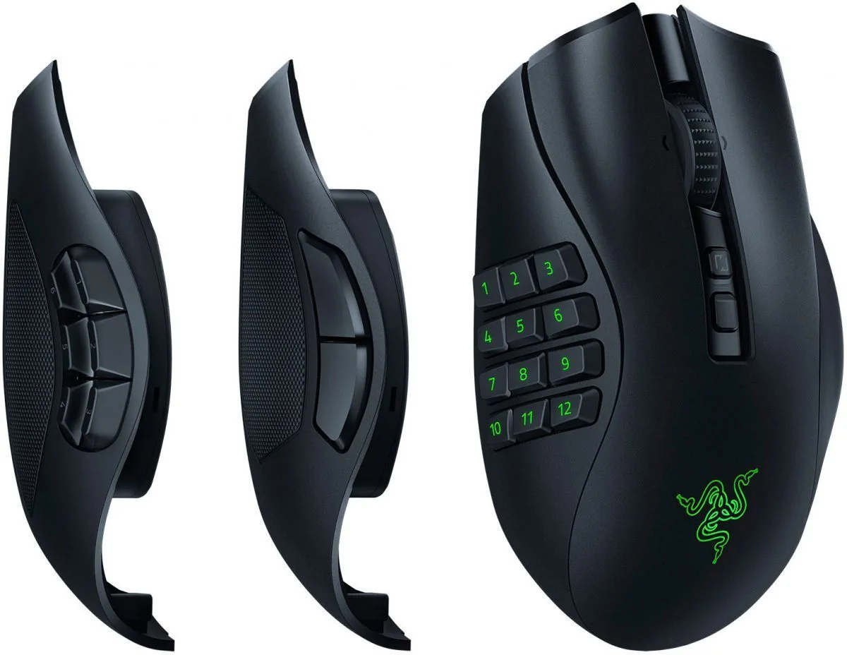 Razer Naga V2 Pro Ασύρματο RGB Gaming Ποντίκι 30000 DPI Μαύρο - Image 1