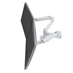 Ergotron LX Επιτραπέζια Βάση για 2 Οθόνες έως 27" με Βραχίονα Λευκή