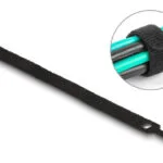 DeLock Δεματικά Καλωδίων Πλαστικά 200mmx12mm σε Μαύρο χρώμα (10τμχ) (19011)