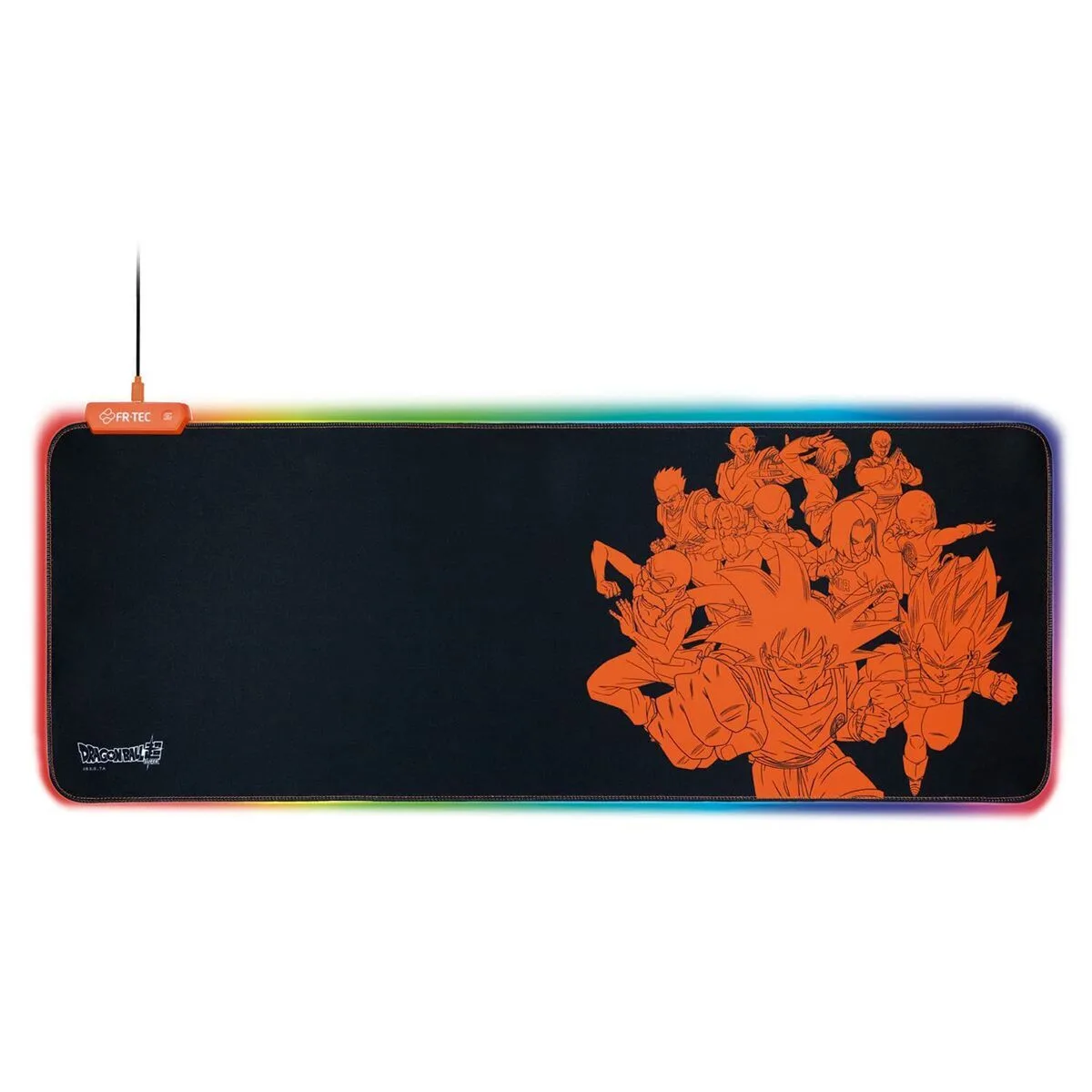 20221124094350_fr_tec_dbpcmoupadgo_gaming_mouse_pad_xxl_800mm_me_rgb_fotismo_dragonball_super_goku.jpeg FR-TEC DBPCMOUPADGO Gaming Mouse Pad XXL (800mm) με RGB Φωτισμό μέσω USB DragonBall Super Goku - Image 1