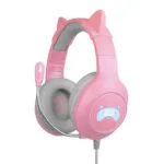 FR-TEC Tanooki Over Ear Gaming Headset με σύνδεση 3.5mm Ροζ