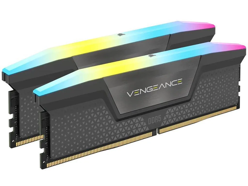 Corsair Vengeance RGB DDR5 64GB RAM με 2x32GB Modules και Ταχύτητα 6000 για Desktop CMH64GX5M2B6000Z40 - Image 1