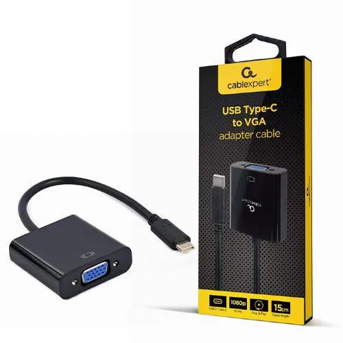 Cablexpert Μετατροπέας USB-C male σε VGA female 1τμχ A-CM-VGAF-01 - Image 1