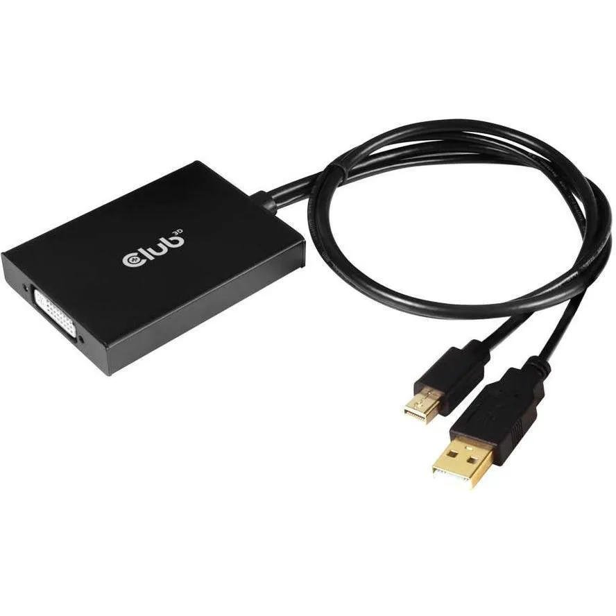 Club3D Μετατροπέας USB-A / mini DisplayPort male σε DVI-I female 1τμχ CAC-1130-A - Image 1