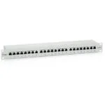 Equip Patch Panel Shielded για Rack 1U 19" 24 Θυρών cat6 Γκρι 326324