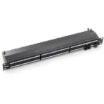 Equip Patch Panel για Rack 1U 19" 24 Θυρών cat6a Μαύρο 326624