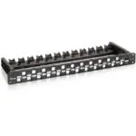 Equip Patch Panel Keystone για Rack 1U 19" 24 Θυρών Μαύρο 769225