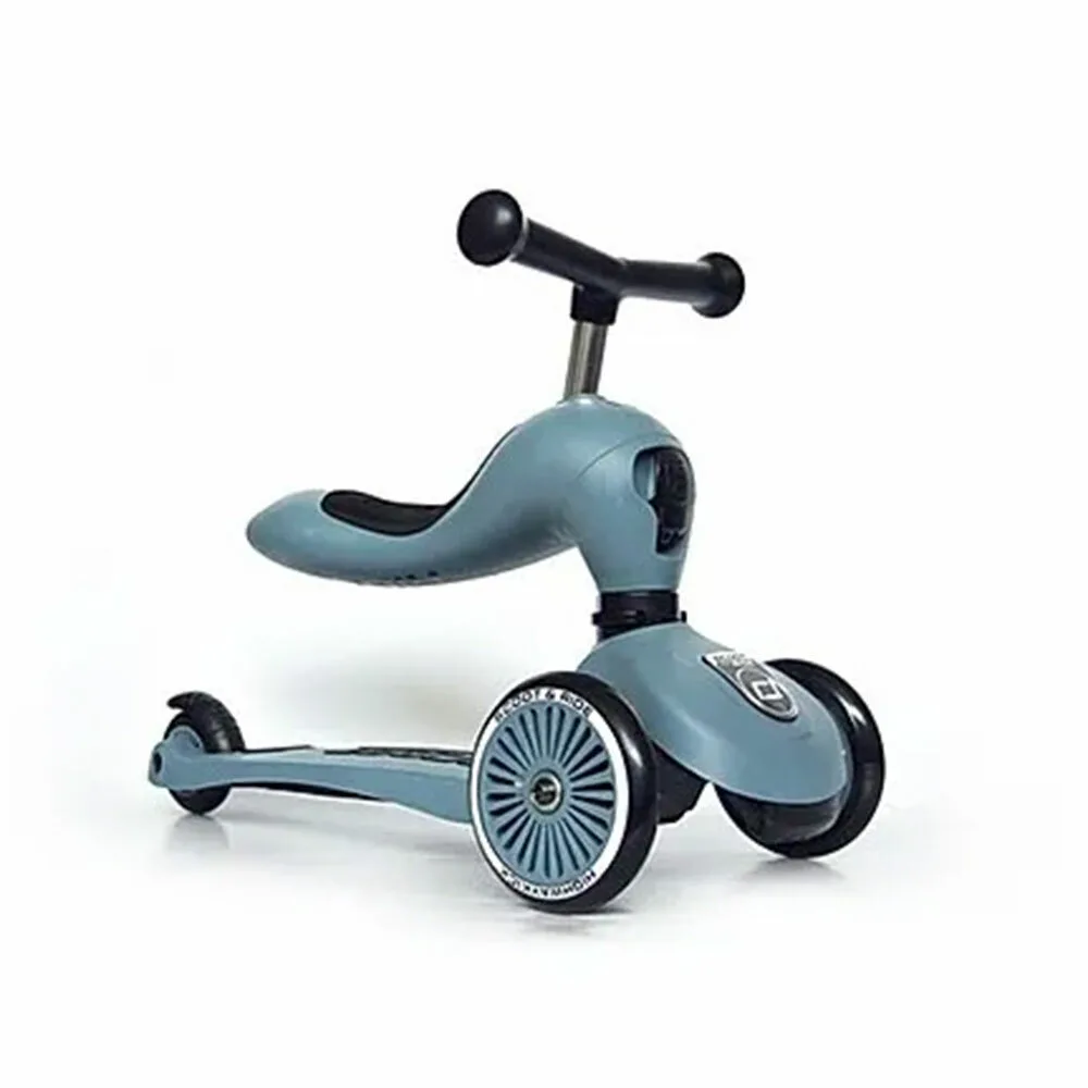 Scoot & Ride Παιδικό Πατίνι Ηighwaykick 1 Τρίτροχο με Κάθισμα για 1-5 Ετών Γαλάζιο 96271 - Image 1