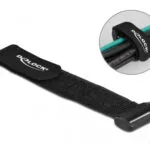 DeLock Δεματικά Καλωδίων Πλαστικά 190mmx25mm σε Μαύρο χρώμα (5τμχ) (19531)