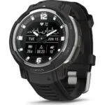 Garmin Instinct Crossover 45mm Αδιάβροχο Smartwatch με Παλμογράφο (Μαύρο)