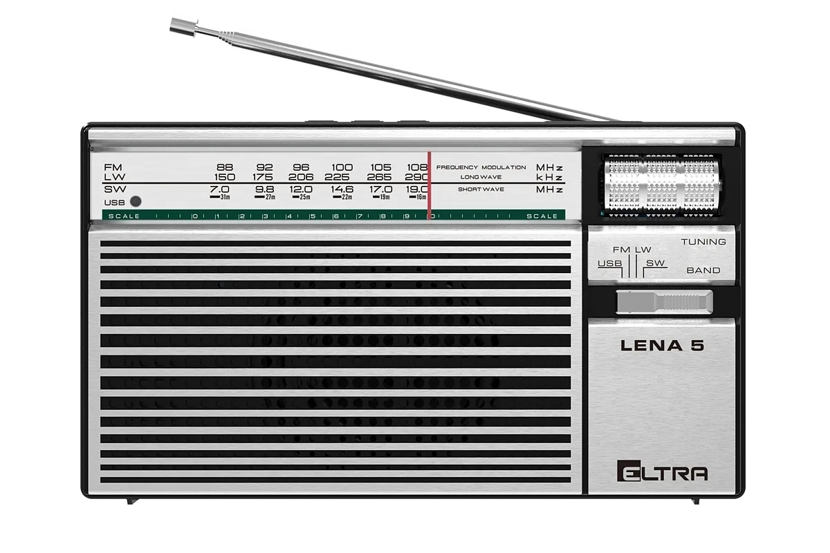 20221221114740_eltra_lena_5_silver_epitrapezio_radiofono_mpatarias_me_usb_asimi.jpeg Eltra Lena 5 Silver Επιτραπέζιο Ραδιόφωνο Μπαταρίας με USB Ασημί - Image 1