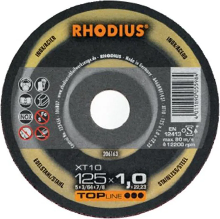 20221221132326_rhodius_206163_diskos_kopis_metallo_125mm.jpeg Rhodius Δίσκος Κοπής Μετάλλου 125mm 206163 - Image 1