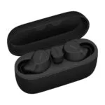 Jabra Evolve2 7 Buds - USB-C UC - Wireless Charging Pad Bluetooth Handsfree Ακουστικά με Αντοχή στον Ιδρώτα και Θήκη Φόρτισης Μαύρα