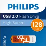 Philips Vivid Edition 128GB USB 2.0 Stick Πορτοκαλί