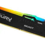 Kingston Fury Beast RGB DDR5 με Module 1x8GB και Ταχύτητα 5600 για Desktop KF556C36BBEA-8