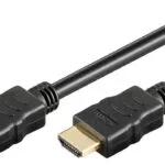 Goobay HDMI 2.0 Premium High Speed 4K 60Hz HDR Cable HDMI male - HDMI male 1m Μαύρο 61150