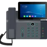 Fanvil V67 Flagship Smart Video Phone Ασύρματο Τηλέφωνο IP 20 γραμμών Μαύρο